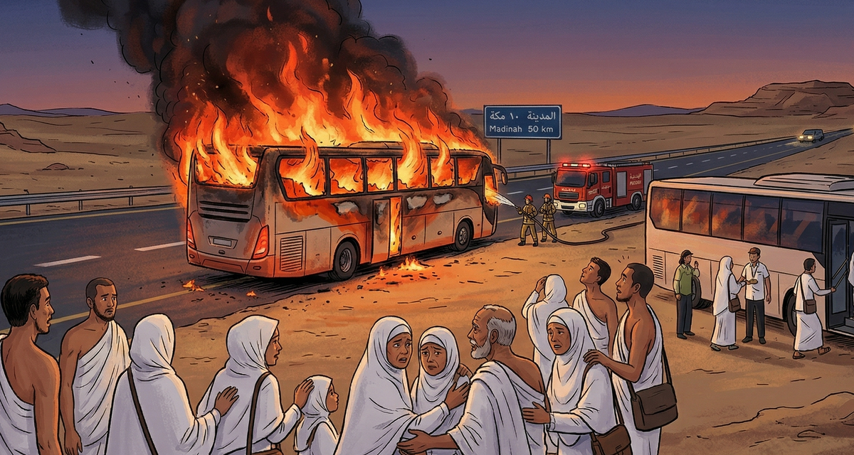 Bus Jemaah Umrah WNI Terbakar, Kemenlu Pastikan Selamat