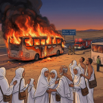 Bus Jemaah Umrah WNI Terbakar, Kemenlu Pastikan Selamat