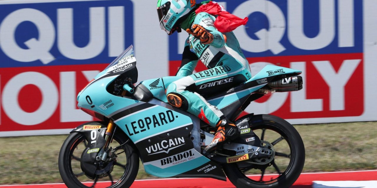 Guido Pini Raih Kemenangan Perdana Setelah Duel Sengit