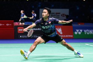Anthony Ginting Bungkam Perlawanan Sengit Loh Kean Yew