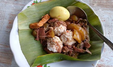 Mengenal Nasi Penggel: Nasi Bulat Berlauk Kikil Khas Kebumen