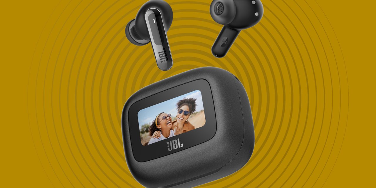 JBL Live Beam 3 Bawa Charging Case Layar Sentuh LED 1.45 Inci