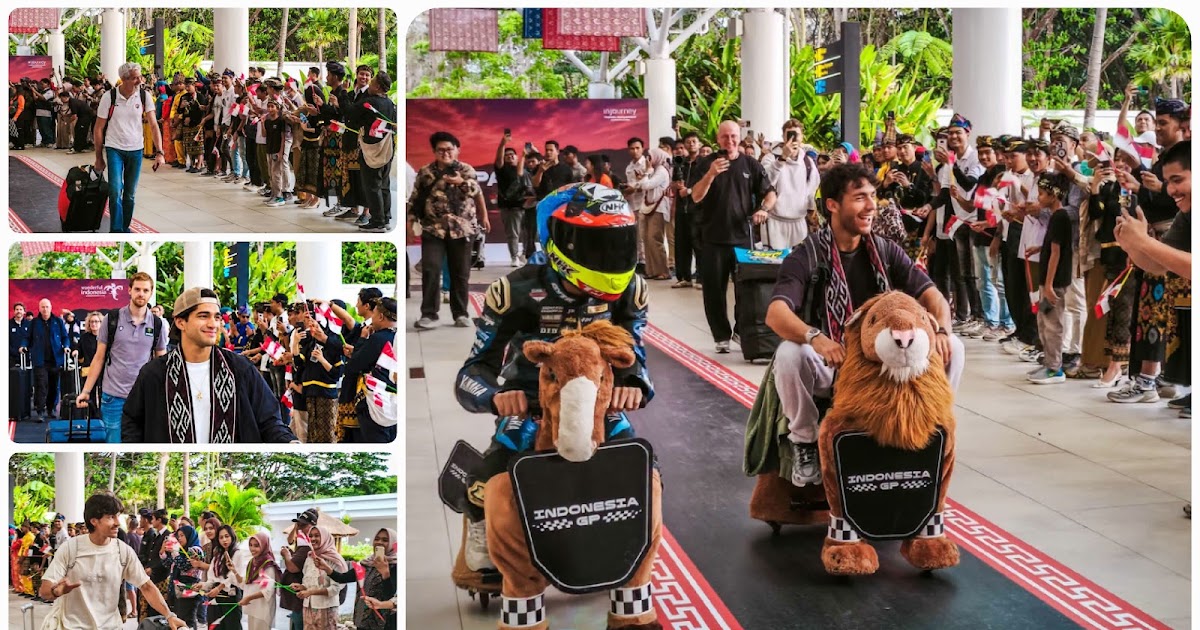 Para Pembalap Dunia Tiba Sambut MotoGP Mandalika 2026