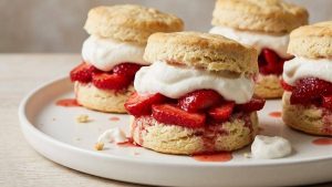 Kelezatan Strawberry Shortcake Berbasis Biskuit Mentega Lembut