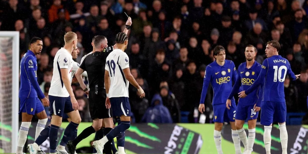 Tottenham Menang 2-0 Di Kandang Chelsea, Palmer Dikartu Merah